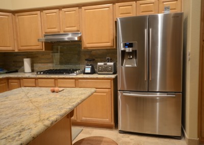 High end stainless steel appliances